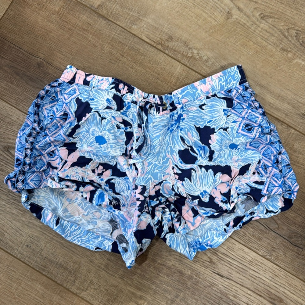 Lilly Pulitzer elastic waist pull on shorts sz M